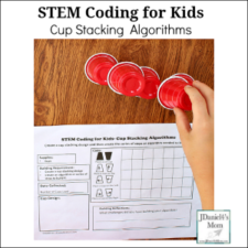 STEM Coding for Kids - Cup Stacking Algorithms