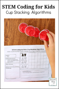 STEM Coding for Kids - Cup Stacking Algorithms