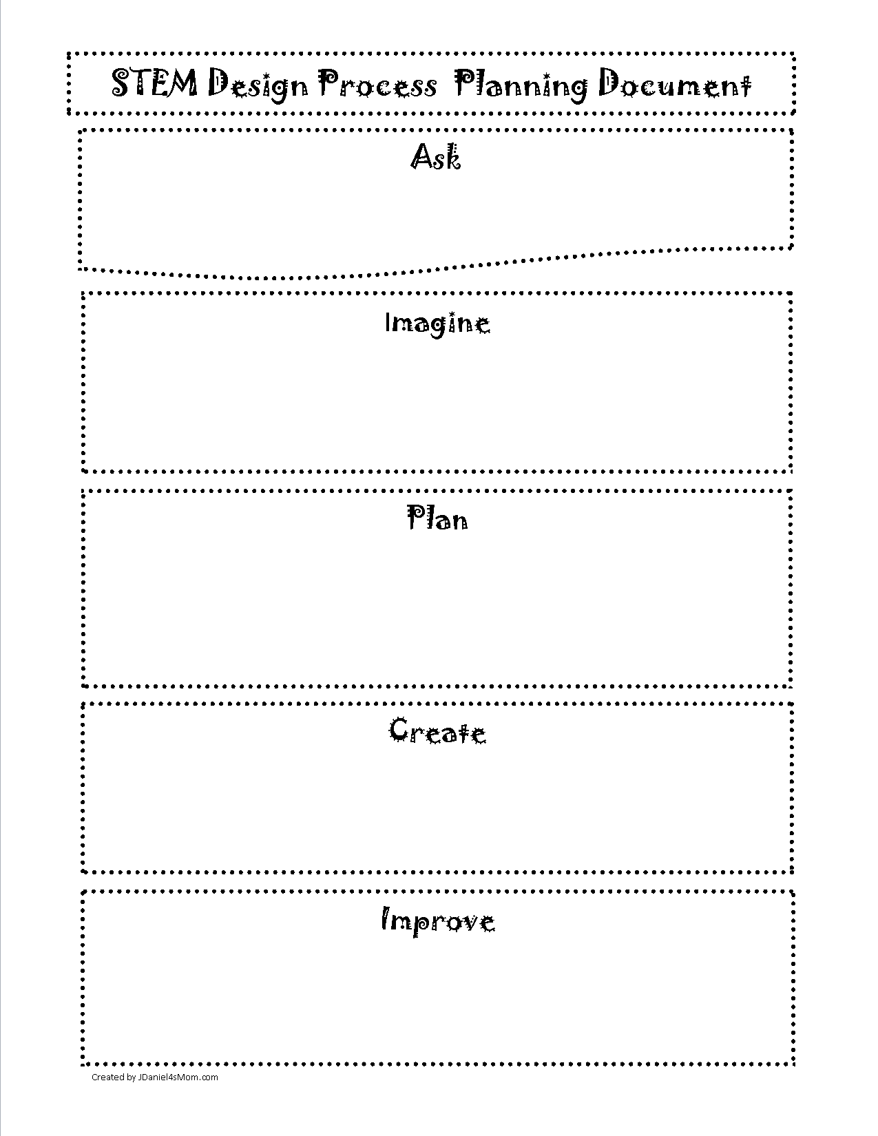 What is the STEM Engineering Design Process? Within Engineering Design Process Worksheet Pdf