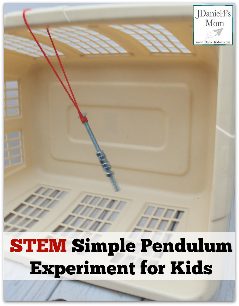 STEM Simple Pendulum Experiment for Kids 