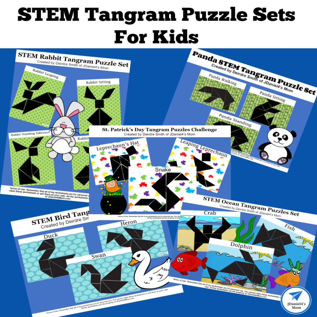 Learning Animals With Tangram Puzzle for Kids - Fun Easy Learning