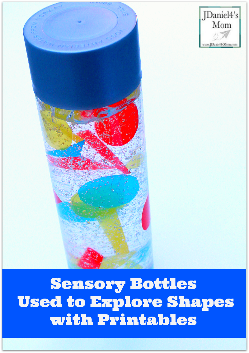 Sensory Bottles Used to Explore Shapes - This activity includes directions for making the sensory bottle, a graphing page, and a shape recording sheet.