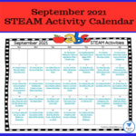 September 2021 STEAM Calendar