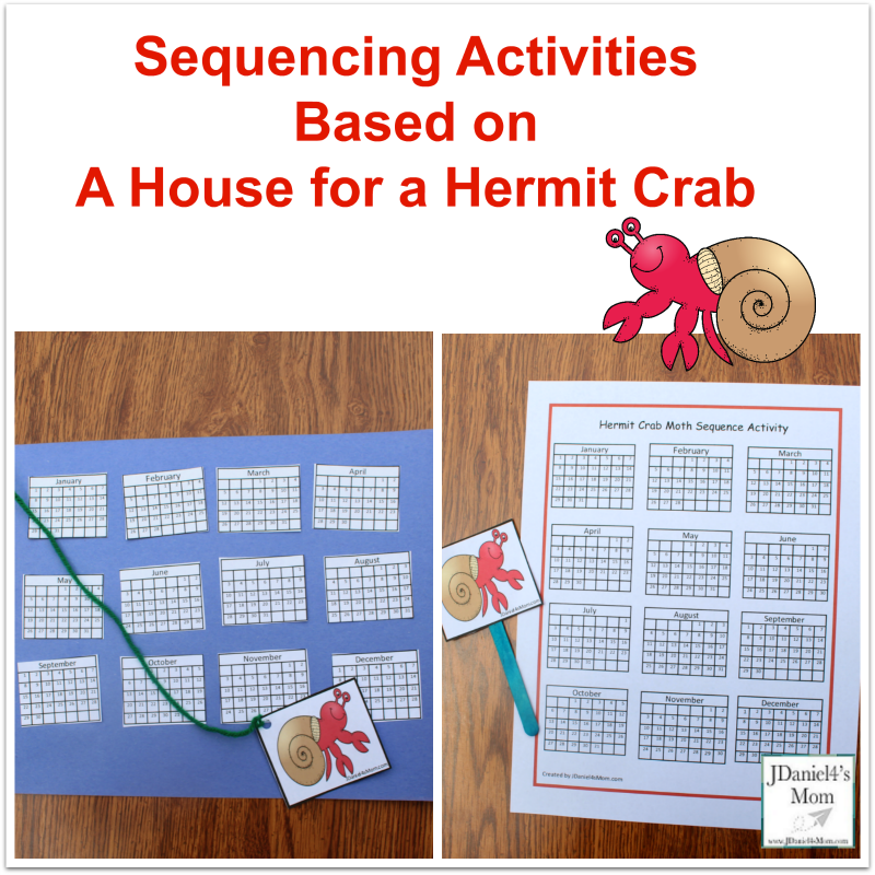 Sequencing Activities Based On A House For A Hermit Crab a-house-for-hermit-crab-sequencing-book-units-by-lynn