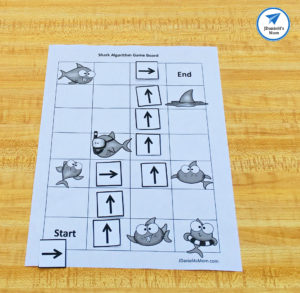 Offline Coding Academy -Printable Shark Algorithm Game Boards ...