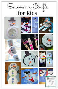 Snowman Crafts for Kids - JDaniel4s Mom