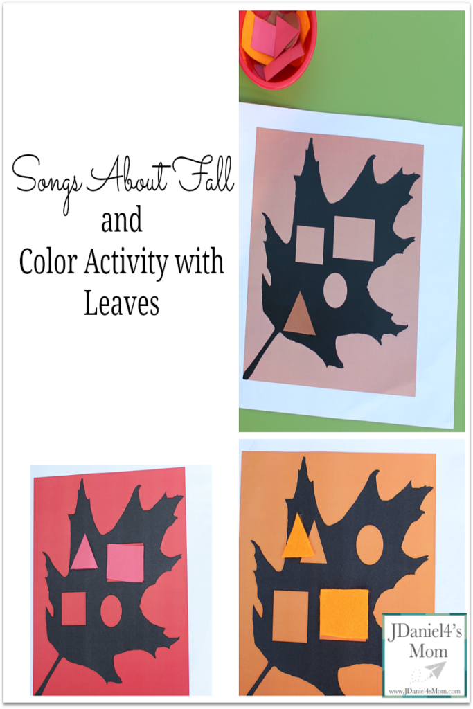 Songs About Fall And Leaf Color Activity