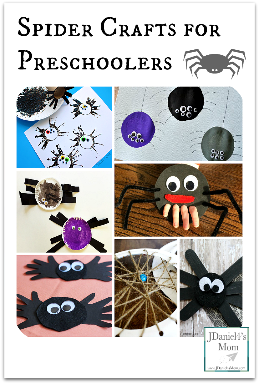 Spider Crafts for Preschoolers- This collection of wonderful activities can be used to explore nursery rhymes, Halloween books or an arachnid theme. 