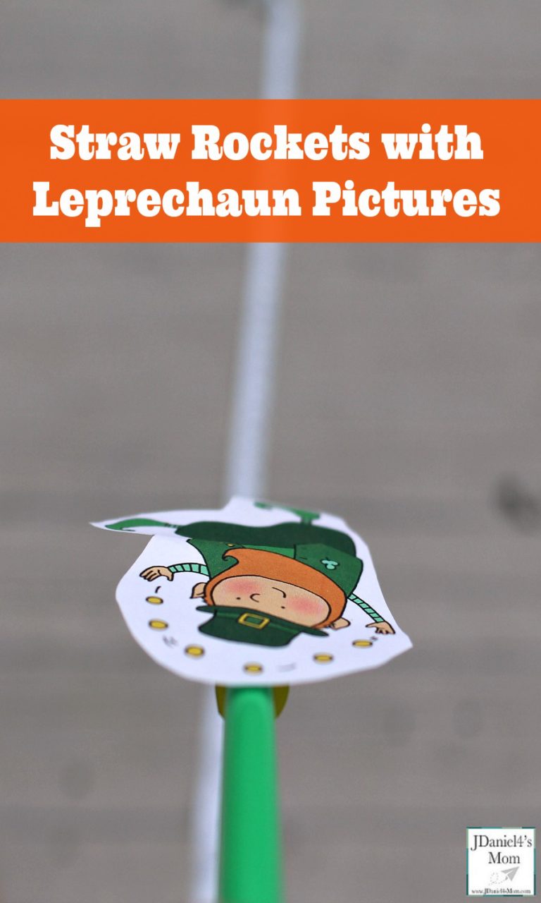 Leap Frog Straw Rocket with Printable
