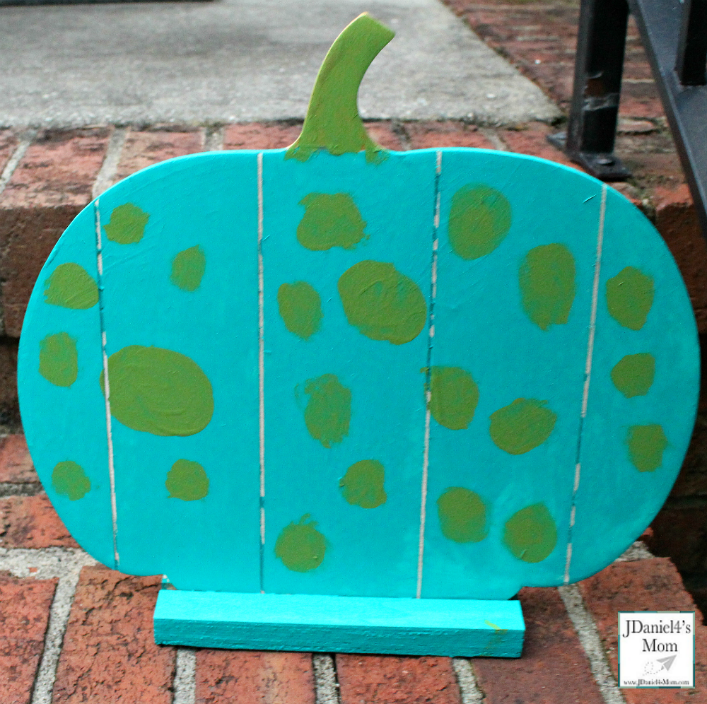 Teal Pumpkin Project That is Easy for Families to Spot - Small Pumpkin