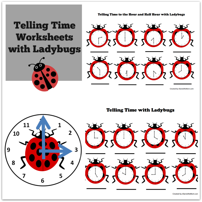 Telling the time worksheet