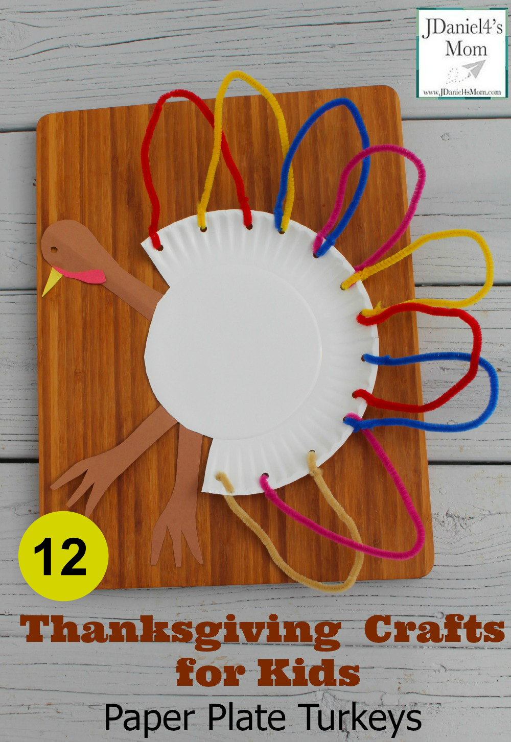 Paper Plate Turkey Craft - Little Bins for Little Hands