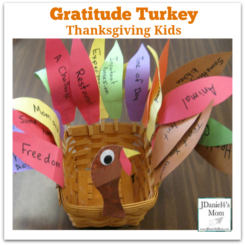 Thanksgiving Kids- Gratitude Turkey