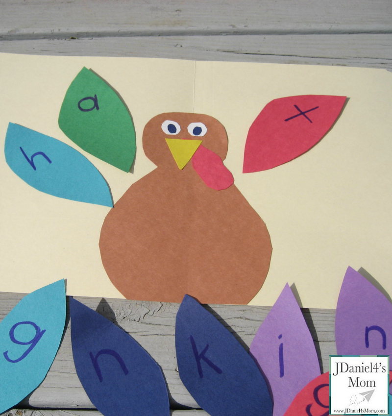 Spelling Games- Thanksgiving Words