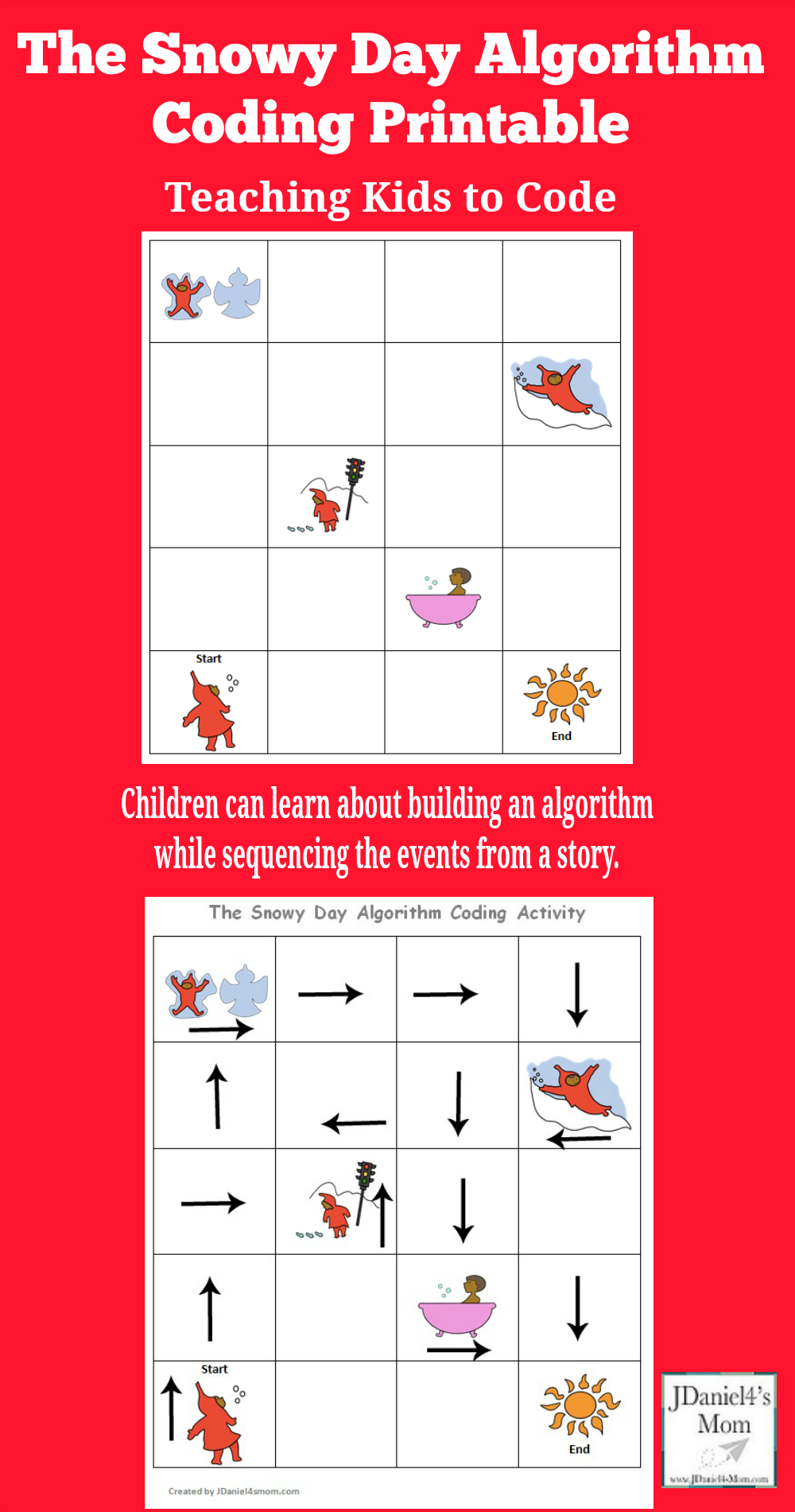 Algorithm Game For Kids (Free Printable)