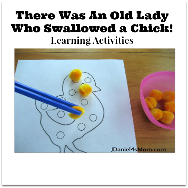 There Was An Old Lady Who Swallowed a Chick! Learning Activities