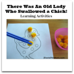 There Was An Old Lady Who Swallowed a Chick! Learning Activities