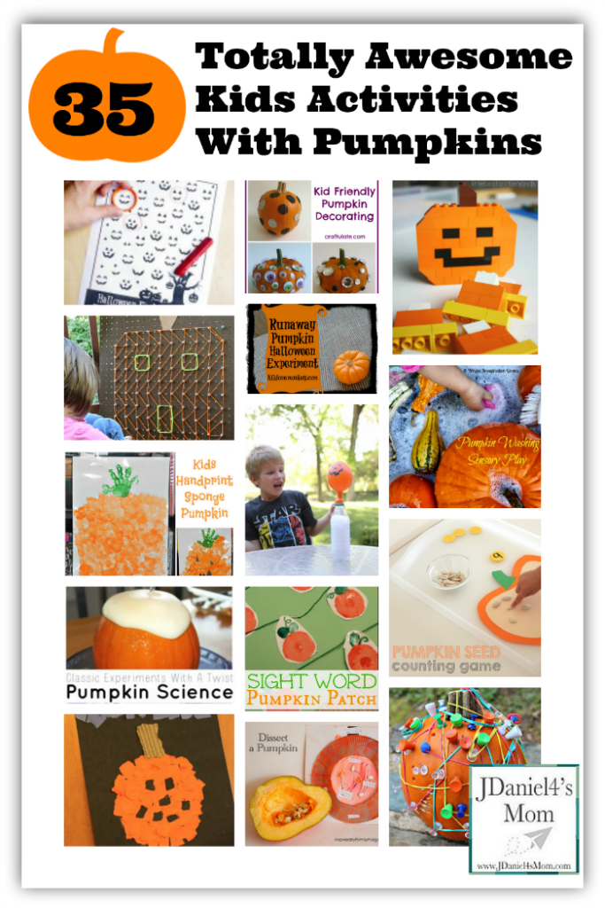 35 Totally Awesome Kids Activities with Pumpkins