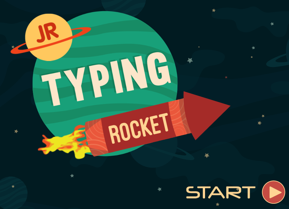typing Sites for Young Children -Typing Rockets Junior