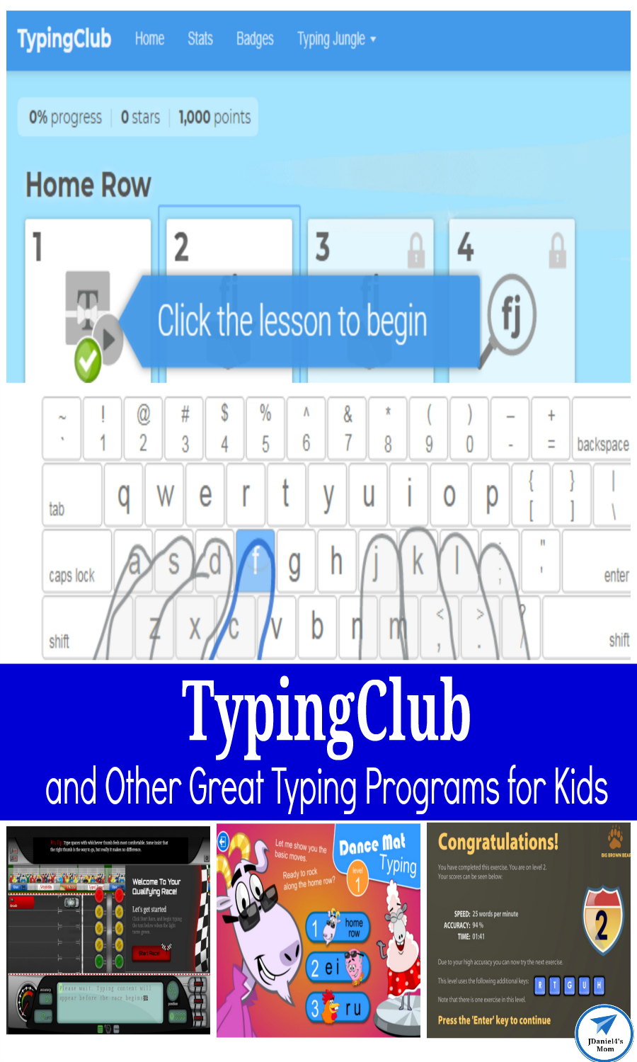 typing tutorial for kids