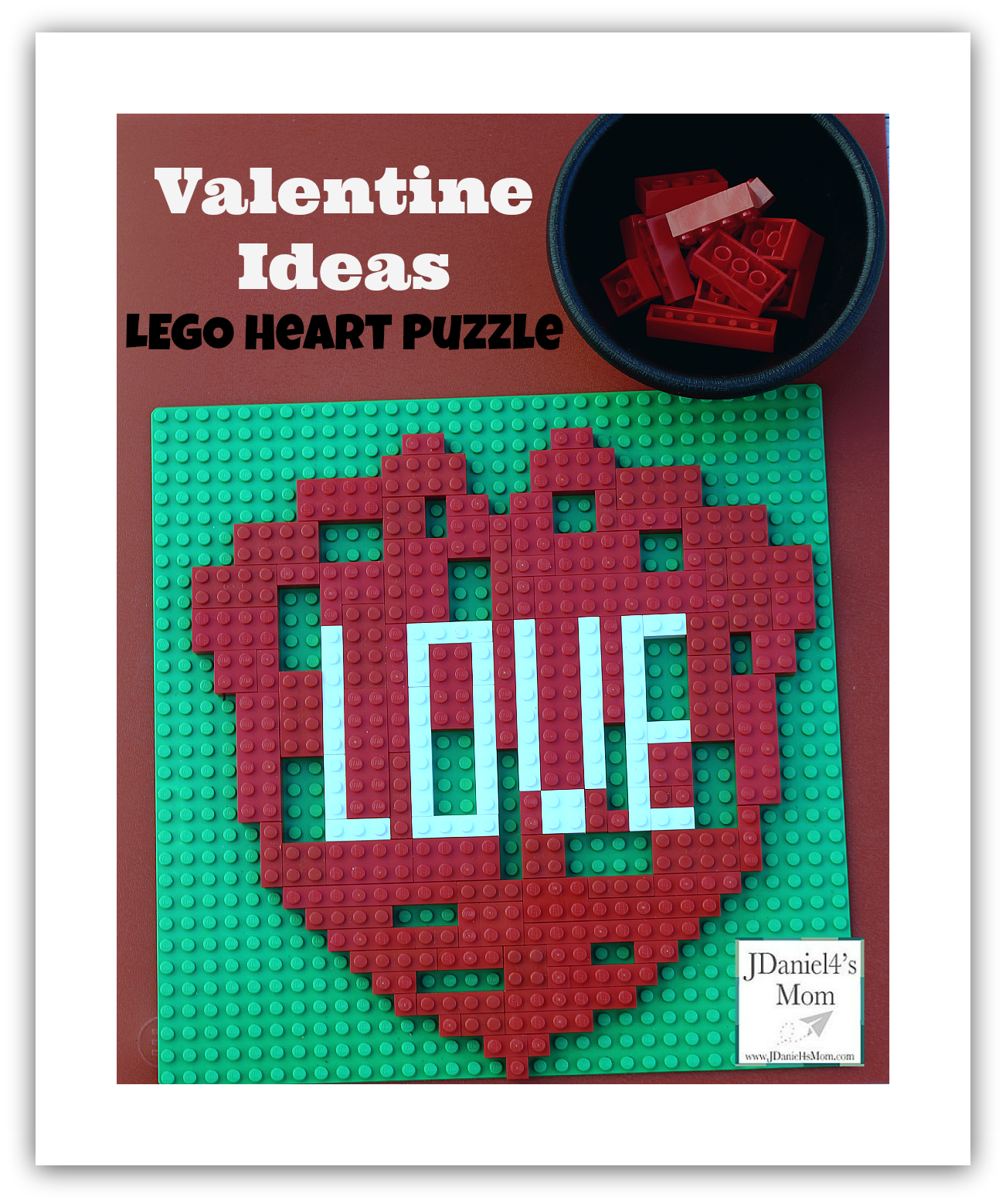 LEGO IDEAS - Lego Heart With Flower