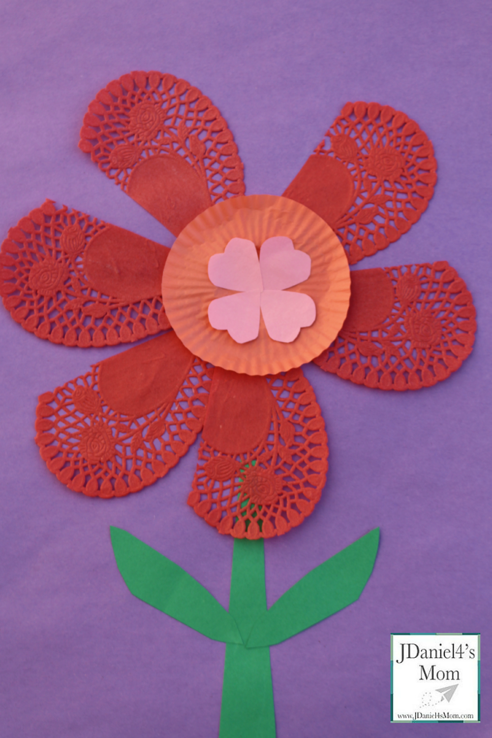 Valentine Ideas- Flower Craft for Kids