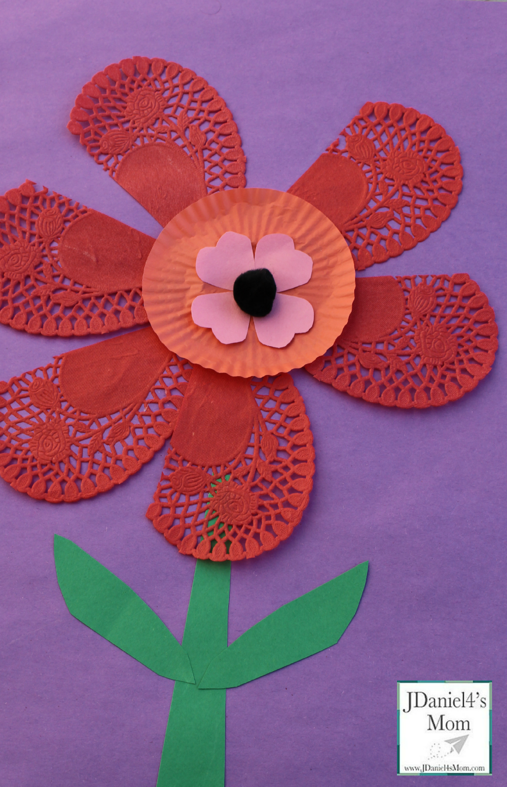 Valentine Ideas- Flower Craft for Kids