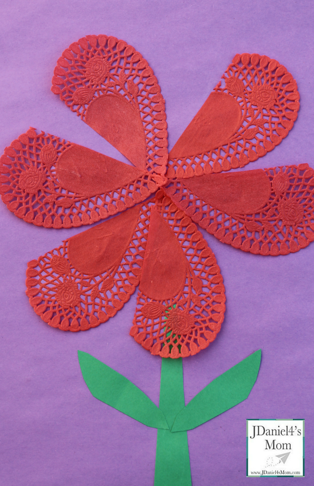 Valentine Ideas- Flower Craft for Kids