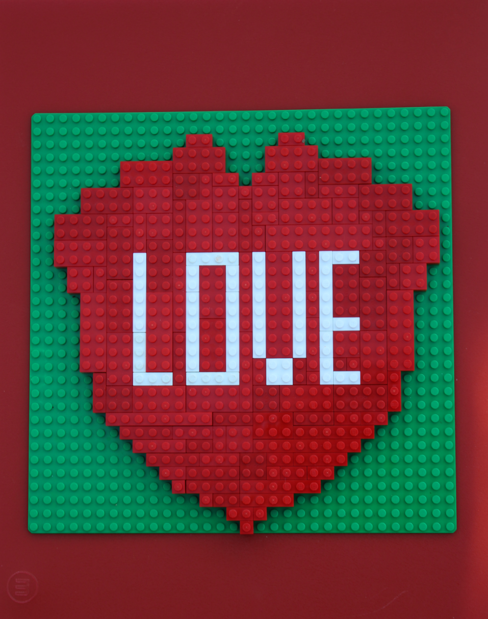 Valentine Ideas- LEGO Heart Puzzle