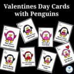 Valentines Day Cards with Penguins