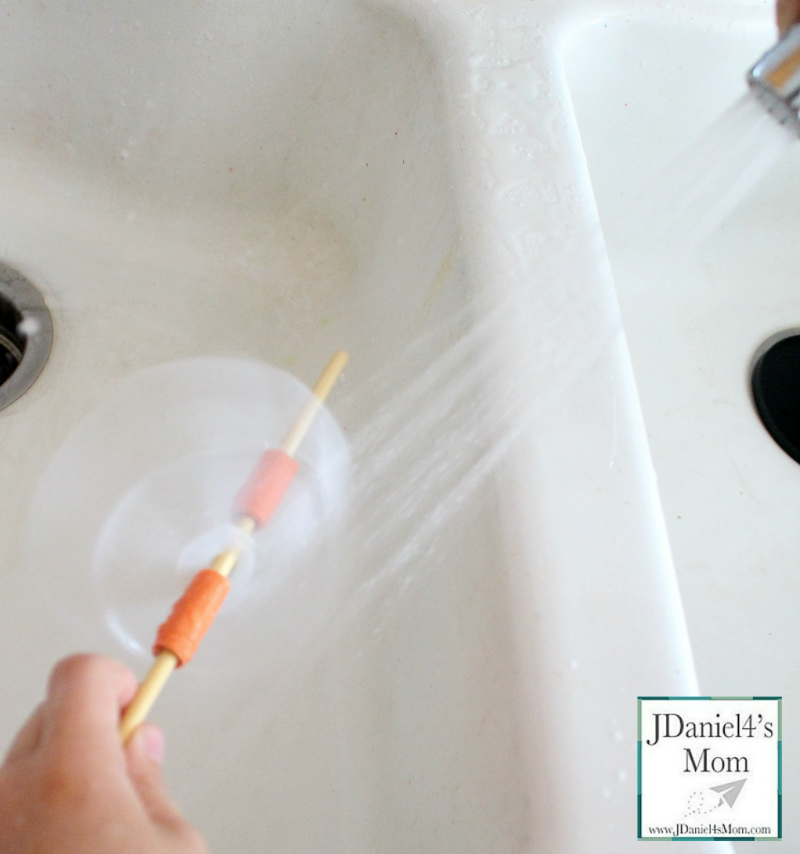 Water Experiment with Milk Jug Water Wheel