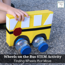 The Wheels on the Bus STEM Activity - Finding Wheels that Move