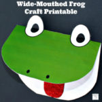 Wide Mouthed Frog Craft Printable