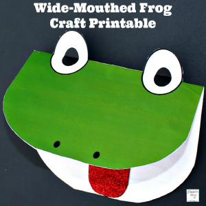 Wide-Mouthed Frog Craft Printables