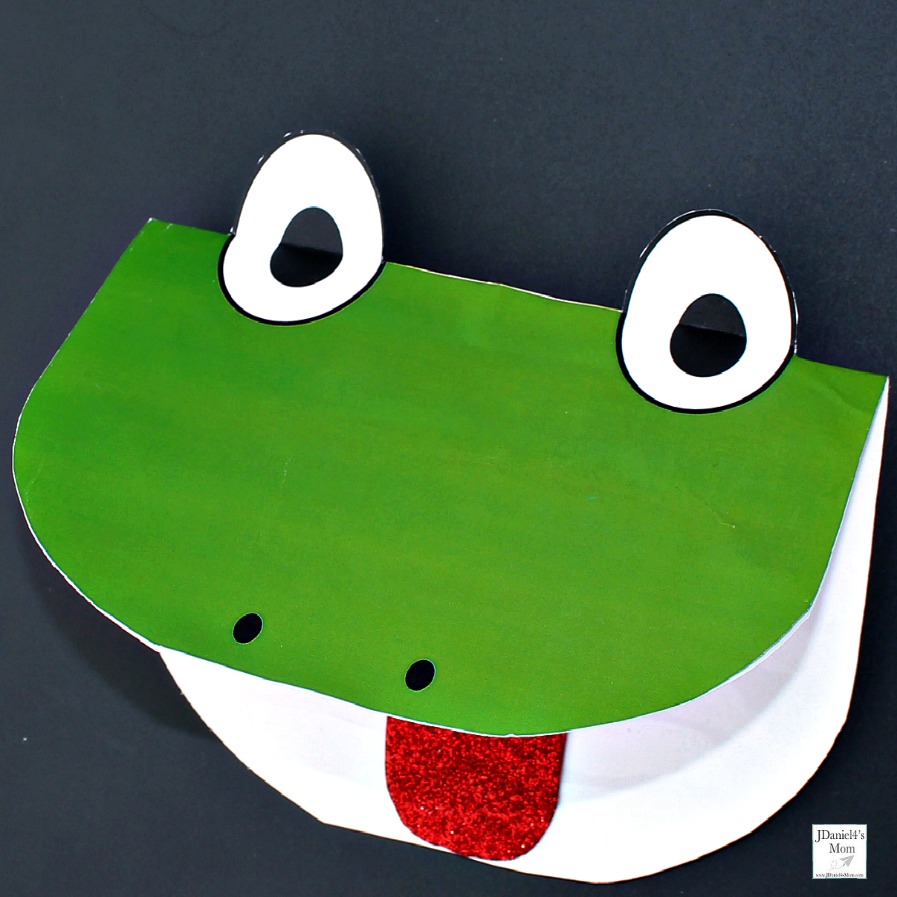 Wide-Mouthed Frog Craft Completed