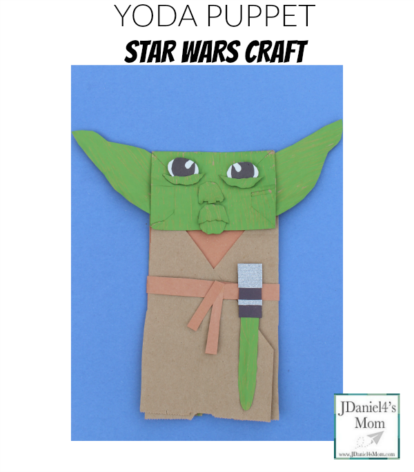 Yoda Puppet Star Wars Craft- Facebook