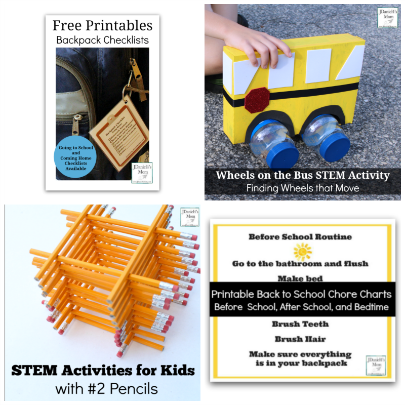 Back to School Activities and Printables