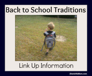 Back to School Traditions Link Up Information