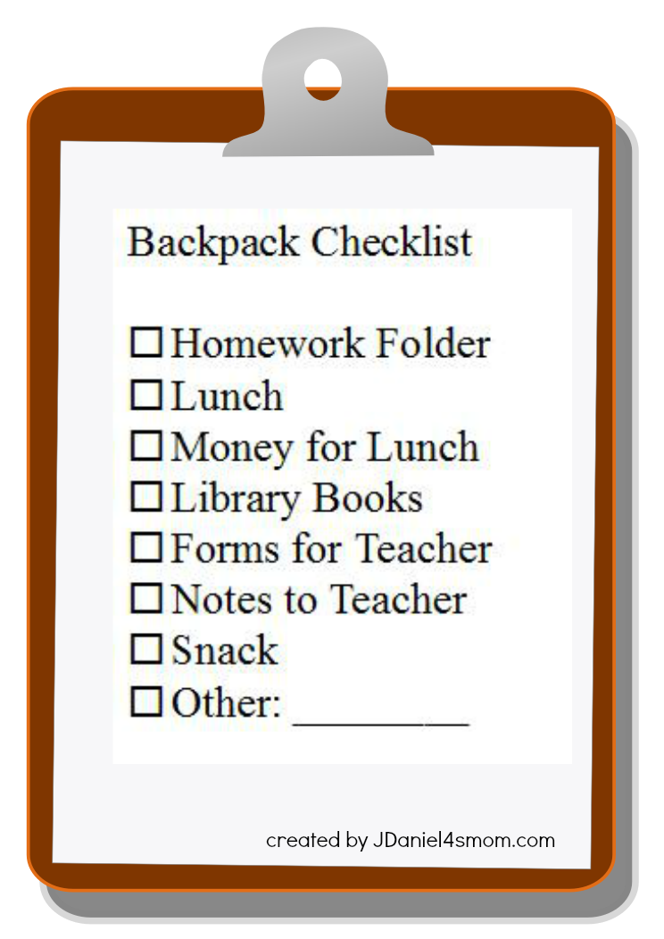 Day 2024 pack checklist