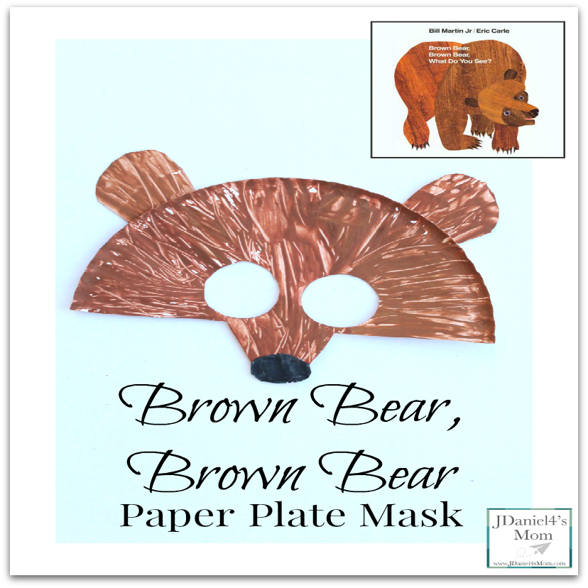 Brown Bear, Brown Bear Paper Plate Mask