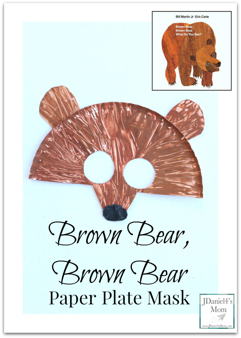 Brown Bear, Brown Bear Paper Plate Mask