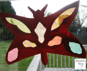 Completed Butterfly Sun Catcher