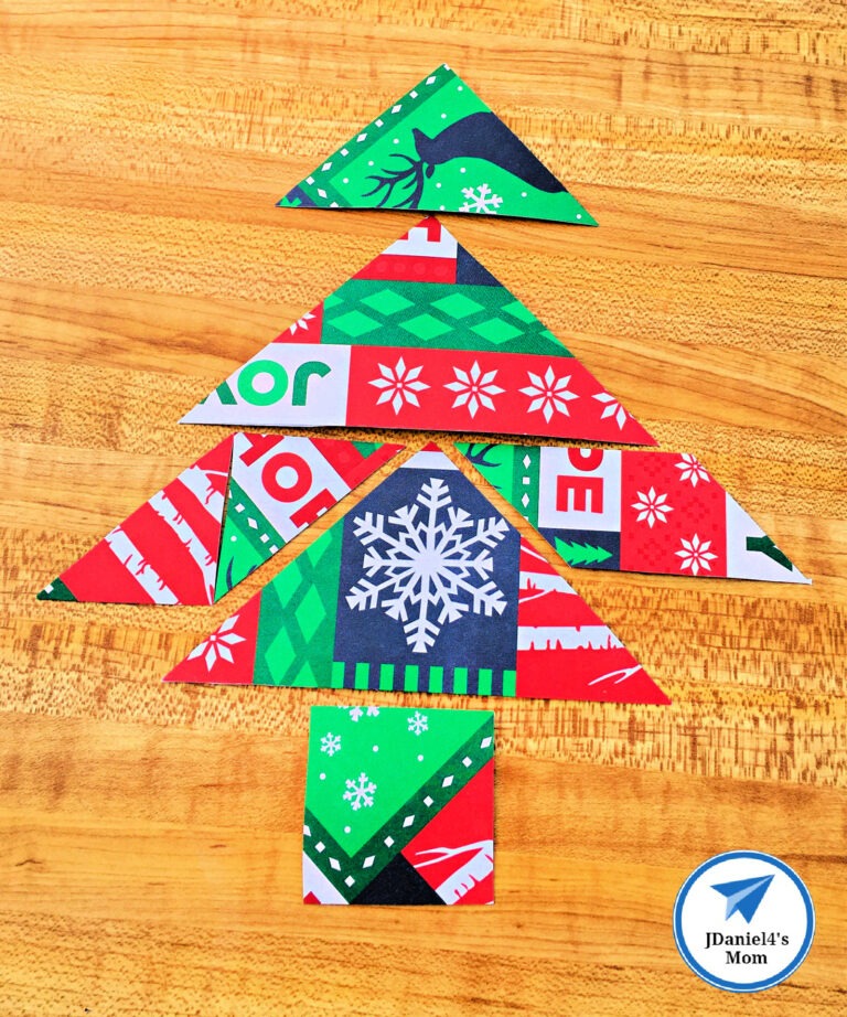 Old Christmas Cards Make Great Tangrams - JDaniel4s Mom