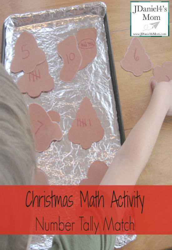 Christmas Math- Activity Number Tally