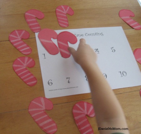 Christmas Math-Candy Cane Counting