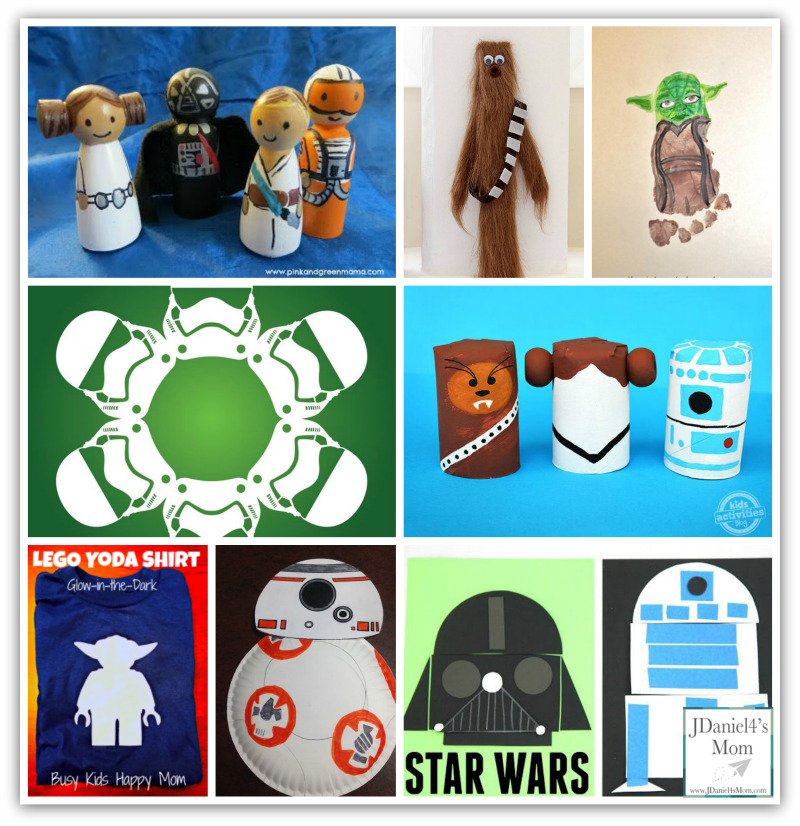 Creations from Star Wars Movies Kids Make
