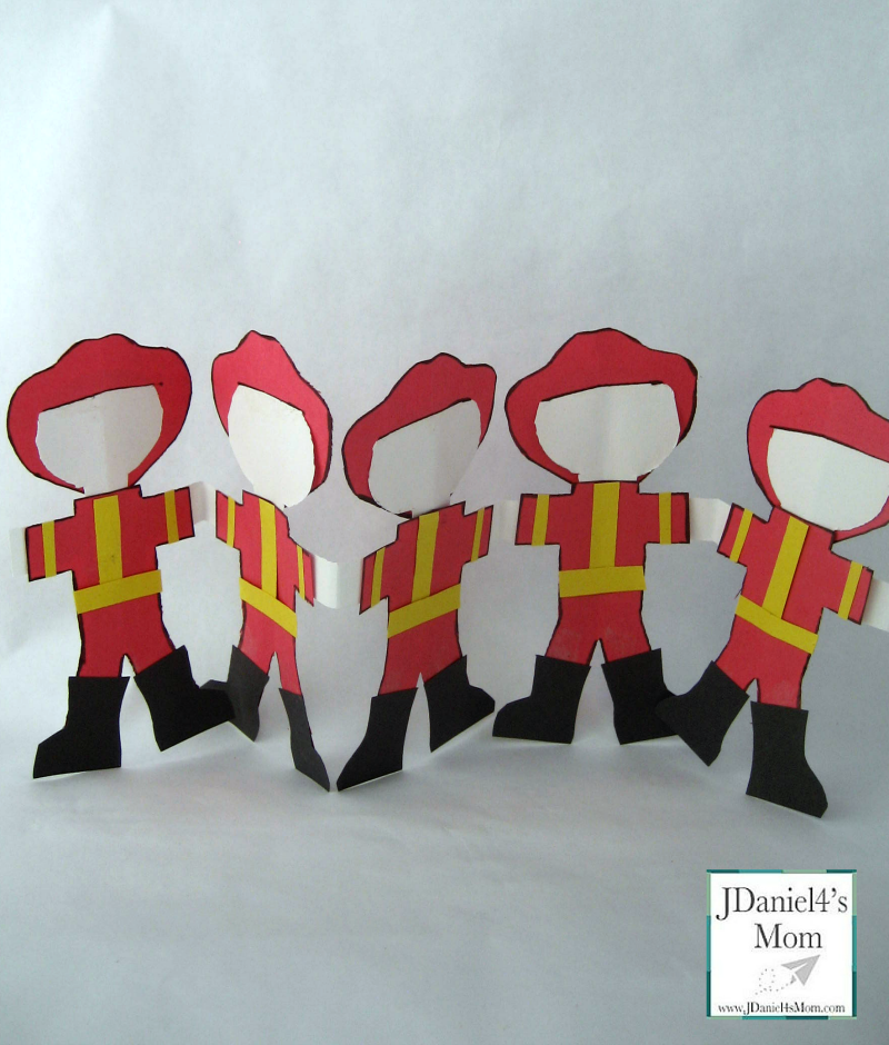 Five Brave Firefighters: A Fun Chip Clip Poem for Community Helpers