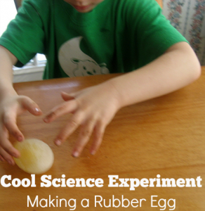 Cool Science Experiments-Making a Rubber Eggs