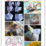 Cootie Catcher Learning Games With Blank Template