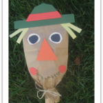 Crafts for Kids- Paper Bag Scarecrow